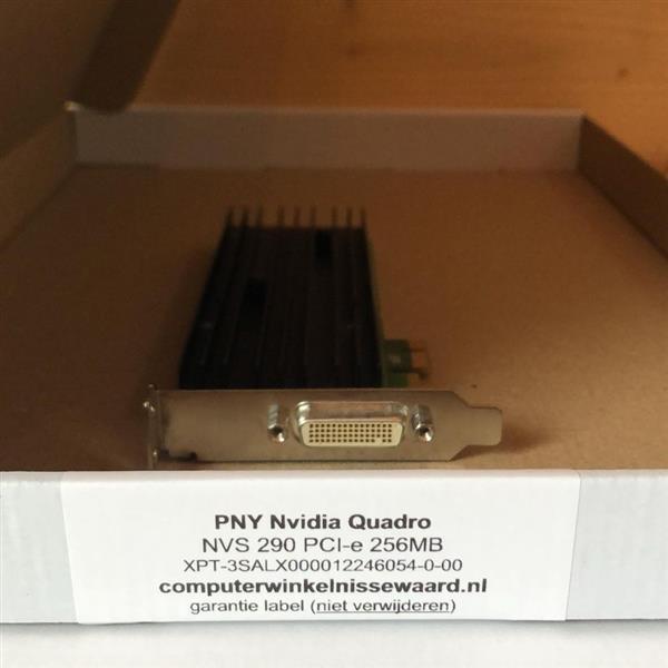 Grote foto pny videokaart nvidia quadro nvs 290 256mb pci e computers en software overige computers en software