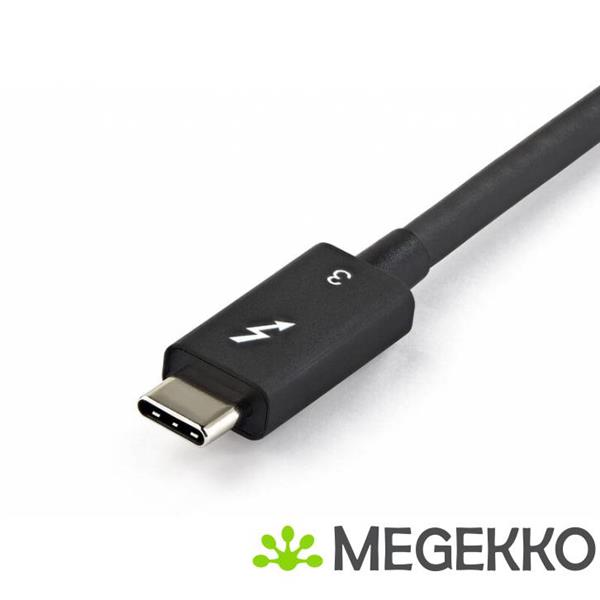 Grote foto startech.com thunderbolt 3 naar 2x hdmi adapter 4k 60hz mac en windows compatibel computers en software overige computers en software