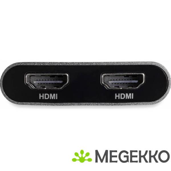 Grote foto startech.com thunderbolt 3 naar 2x hdmi adapter 4k 60hz mac en windows compatibel computers en software overige computers en software