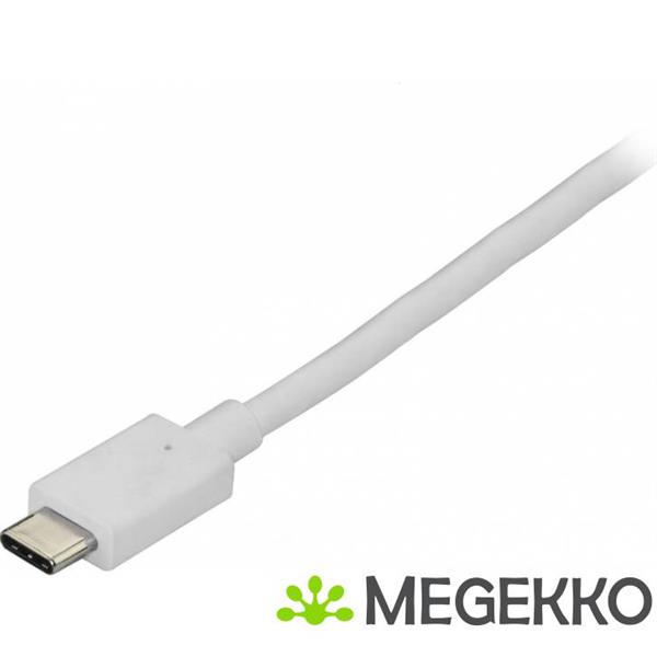 Grote foto startech.com 1.8 m usb c naar displayport kabel 4k 60hz wit computers en software overige computers en software