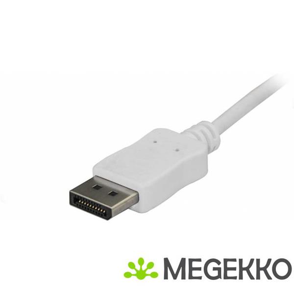 Grote foto startech.com 1.8 m usb c naar displayport kabel 4k 60hz wit computers en software overige computers en software