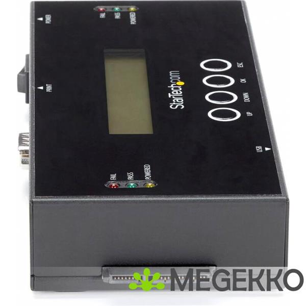Grote foto startech.com 1 1 standalone hardeschijf duplicator en wisser voor 2.5 3.5 sata en sas schijven computers en software overige computers en software
