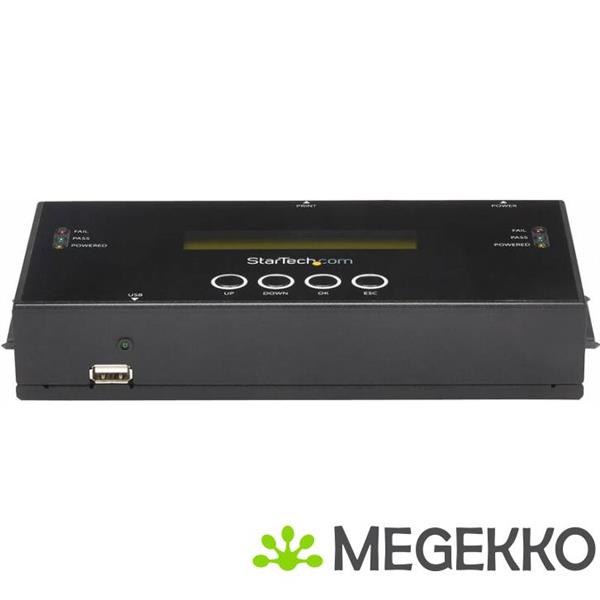 Grote foto startech.com 1 1 standalone hardeschijf duplicator en wisser voor 2.5 3.5 sata en sas schijven computers en software overige computers en software