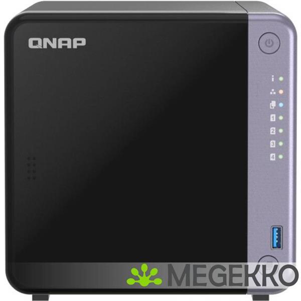 Grote foto qnap ts 432x 4g data opslag server nas tower ethernet lan zwart alpine al 524 computers en software behuizingen en kasten