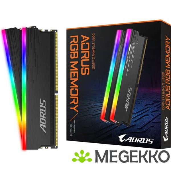 Grote foto gigabyte ddr4 2x8gb 3733 aorus rgb computers en software overige computers en software