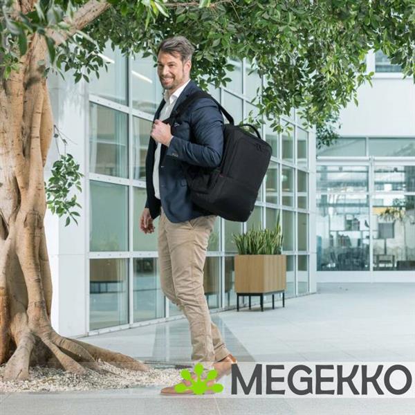 Grote foto dicota eco backpack plus base notebooktas 39 6 cm 15.6 rugzak zwart computers en software overige computers en software
