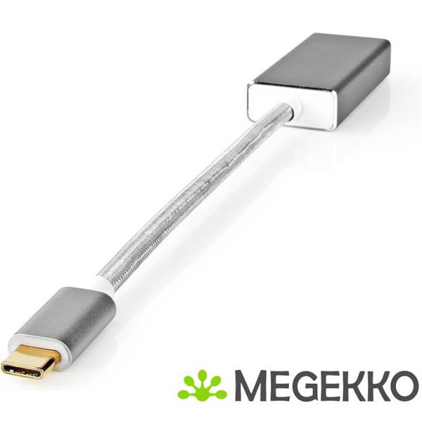 Grote foto usb adapter usb 3.2 gen 1 usb c male displayport male 5 gbps 0.20 m rond verguld computers en software overige computers en software