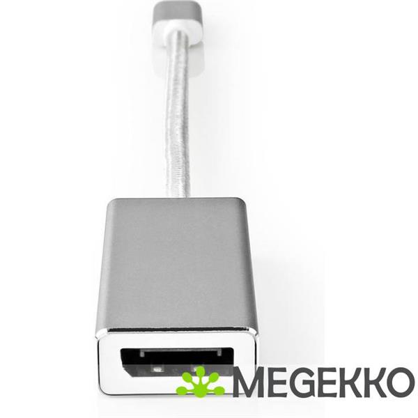Grote foto usb adapter usb 3.2 gen 1 usb c male displayport male 5 gbps 0.20 m rond verguld computers en software overige computers en software