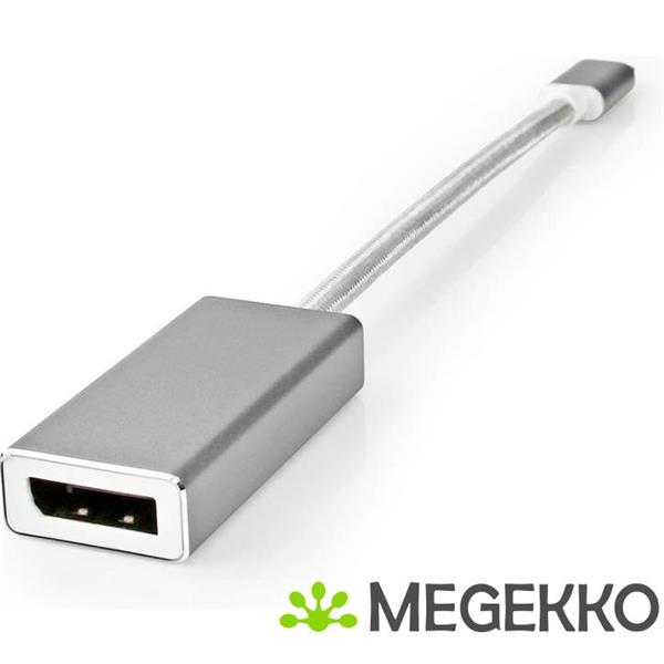 Grote foto usb adapter usb 3.2 gen 1 usb c male displayport male 5 gbps 0.20 m rond verguld computers en software overige computers en software