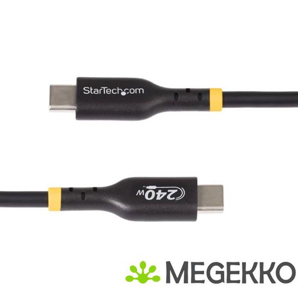 Grote foto startech.com usb2epr1m usb kabel 1 m usb 2.0 usb c zwart computers en software overige computers en software