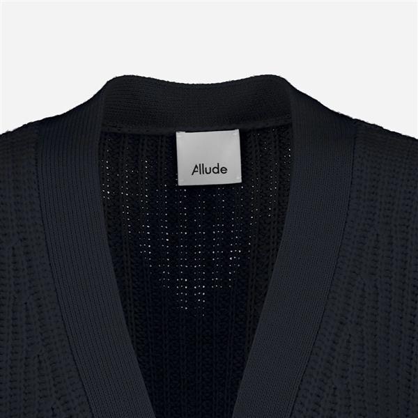 Grote foto allude v neck cashmere vest alleen nog in lichtrose maat s kleding dames truien en vesten