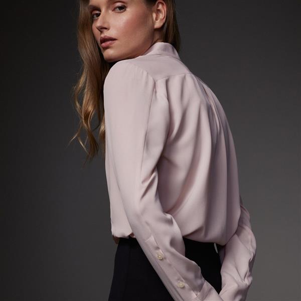 Grote foto emanou blouse new voyage 2 kleuren pink coffee maat xxl kleding dames blouses