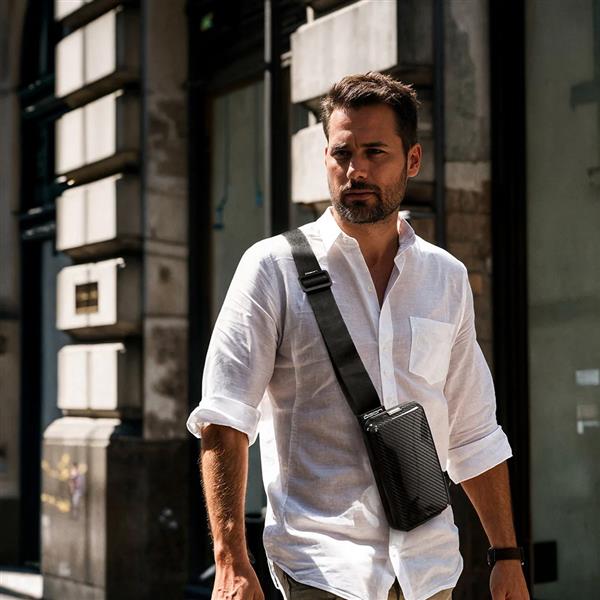 Grote foto ogon smart phone bag carbon kleding dames overige kledingstukken