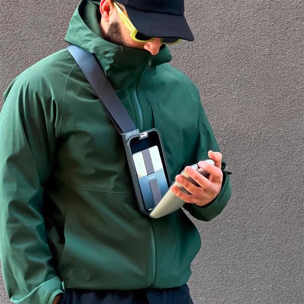 Grote foto ogon smart phone bag carbon kleding dames overige kledingstukken