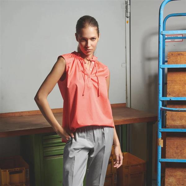 Grote foto spoon katoeblouse maat 42 kleding dames blouses