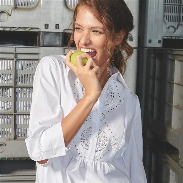 Grote foto spoon broderie jurk maat 38 kleding dames jurken en rokken