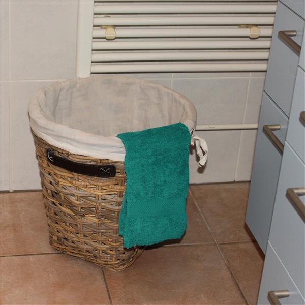 Grote foto grote wasmand van riet rond 50cm huis en inrichting schalen en manden