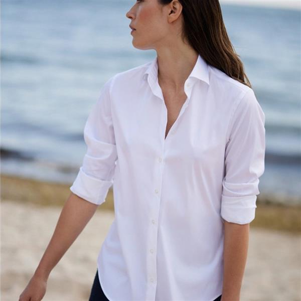 Grote foto emanou blouse valerie wit maat l kleding dames blouses
