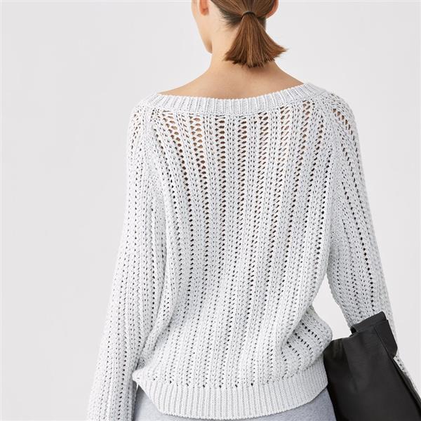 Grote foto fabiana filippi v neck sweater maat 36 kleding dames truien en vesten