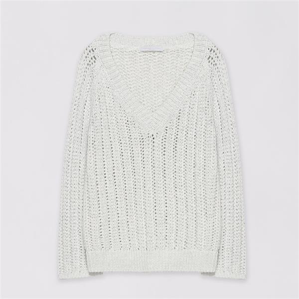 Grote foto fabiana filippi v neck sweater maat 36 kleding dames truien en vesten