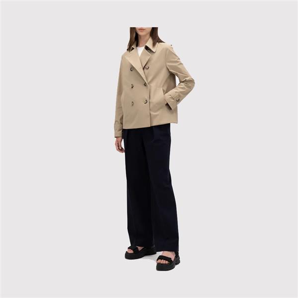 Grote foto harris wharf london cropped trench maat 42 kleding dames jassen zomer