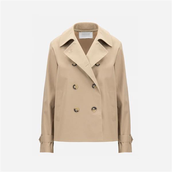 Grote foto harris wharf london cropped trench maat 42 kleding dames jassen zomer