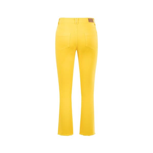 Grote foto seductive broek claire cropped geel maat 42 kleding dames broeken en pantalons