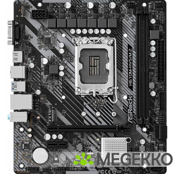 Grote foto asrock h610m hvs m.2 r2.0 computers en software moederborden
