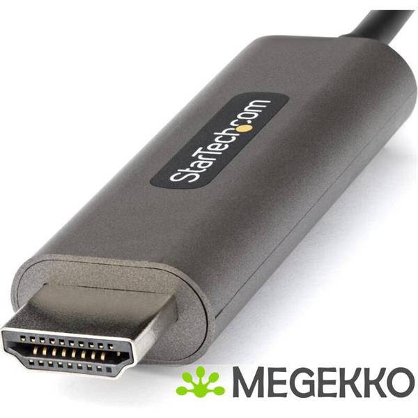 Grote foto startech.com cdp2hdmm1mh video kabel adapter 1 m hdmi type a standaard usb type c zwart zilver computers en software overige computers en software