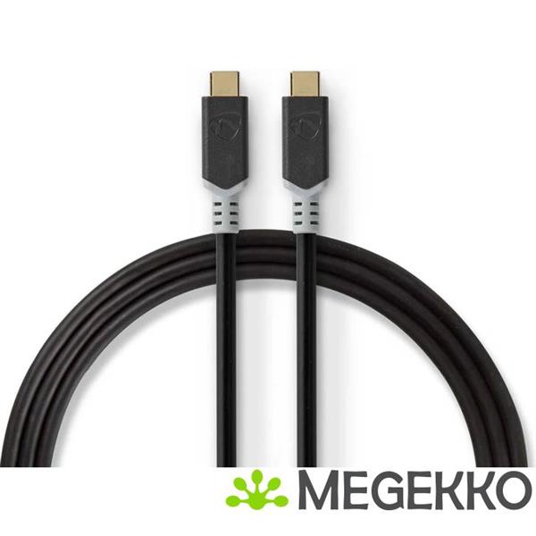 Grote foto usb kabel usb 3.2 gen 2x2 usb type c male usb type c male 20 gbps 100 w verguld computers en software overige computers en software