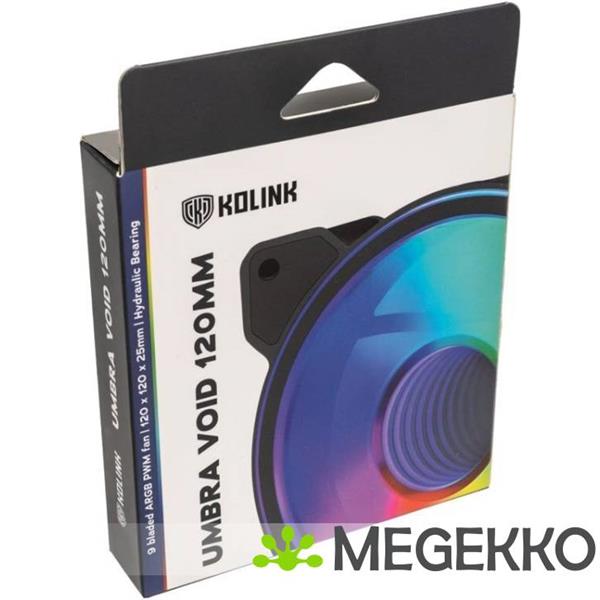 Grote foto kolink umbra void pro computer behuizing ventilator 12 cm zwart 1 stuk s computers en software overige computers en software