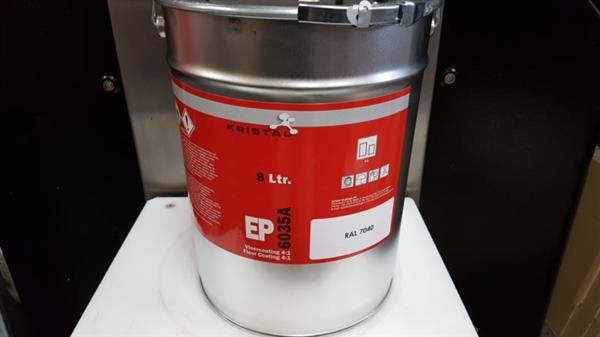 Grote foto epoxy vloercoating 2k 10 ltr ral 7035 doe het zelf en verbouw verven en sierpleisters