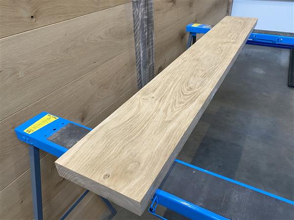Grote foto 40x200 mm eiken wc plank breed 1060mm lang doe het zelf en verbouw hout en planken