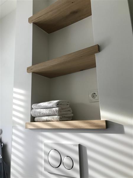Grote foto 30x200 mm eiken wc plank breed 1060mm lang doe het zelf en verbouw hout en planken