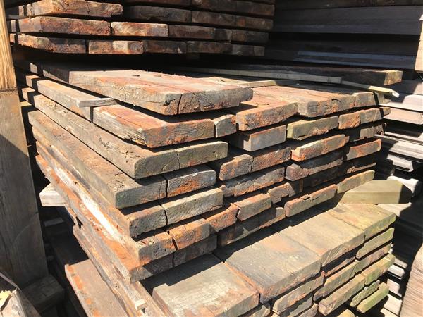Grote foto azobe oude scheepsvloer planken vlonder delen gebruikt doe het zelf en verbouw hout en planken