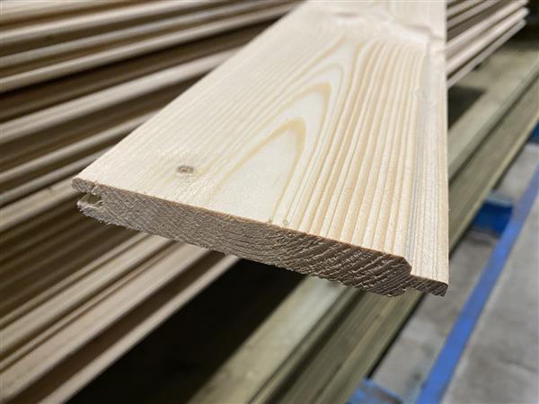 Grote foto 16x107 mm vuren vellingdelen 400cm doe het zelf en verbouw hout en planken