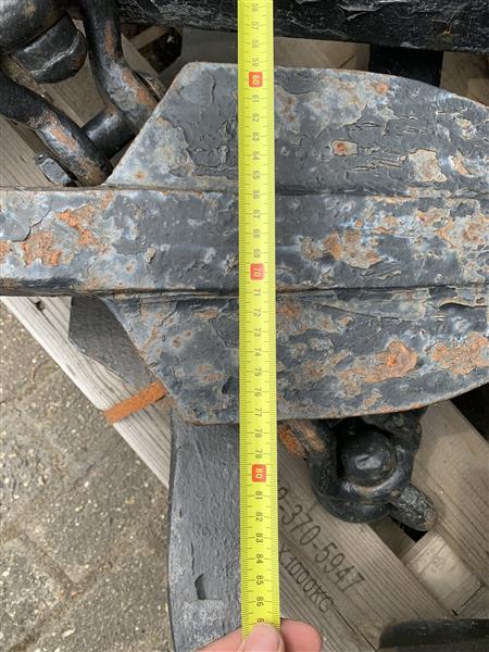 Grote foto bootanker 125 kg gebruikt anker doe het zelf en verbouw hout en planken