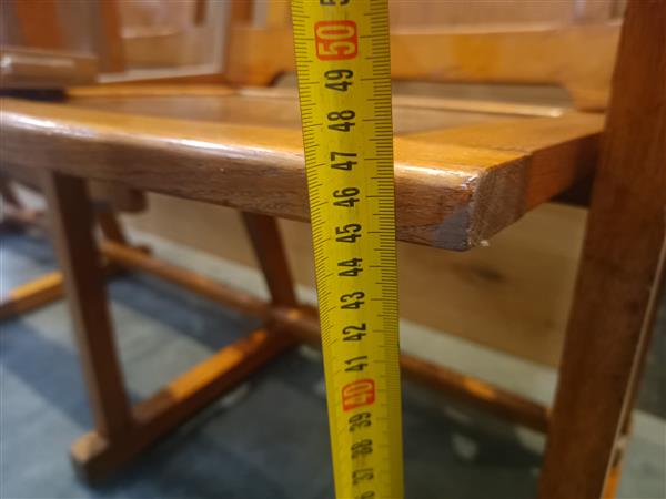 Grote foto klapstoel kerkbank uniek 4 zitting doe het zelf en verbouw hout en planken