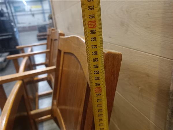 Grote foto klapstoel kerkbank uniek 4 zitting doe het zelf en verbouw hout en planken