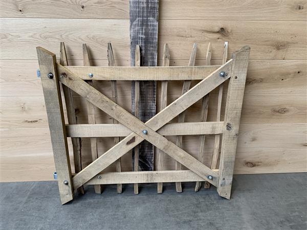 Grote foto kastanje poort hxl 90x100 cm incl hang sluitwerk doe het zelf en verbouw hout en planken