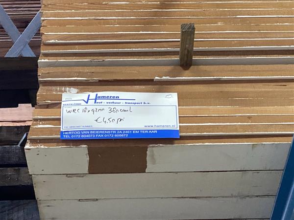 Grote foto wrc 18x92 mm x 370cm doe het zelf en verbouw hout en planken