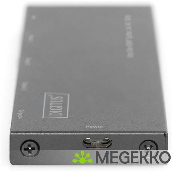 Grote foto digitus ds 45323 video splitter hdmi computers en software videokaarten