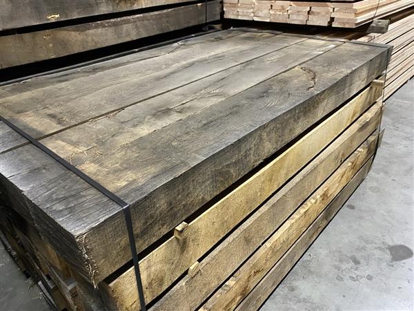 Grote foto biels eikenhout onbehandeld 12x21x180 cm doe het zelf en verbouw hout en planken