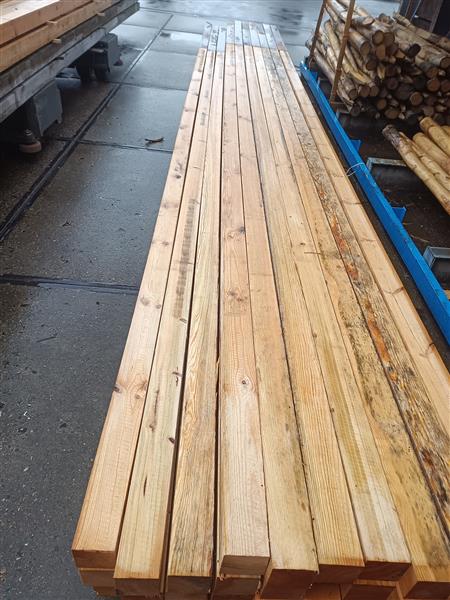 Grote foto 10x10 cm hardhouten vuren combipalen 800cm doe het zelf en verbouw hout en planken