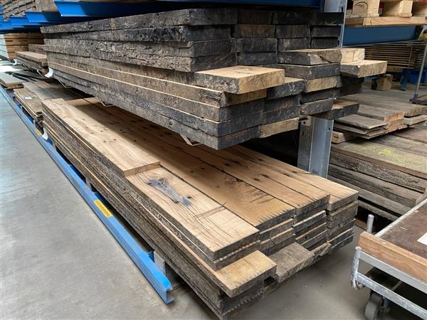 Grote foto 60x250mm eiken spoorplanken 440cm doe het zelf en verbouw hout en planken