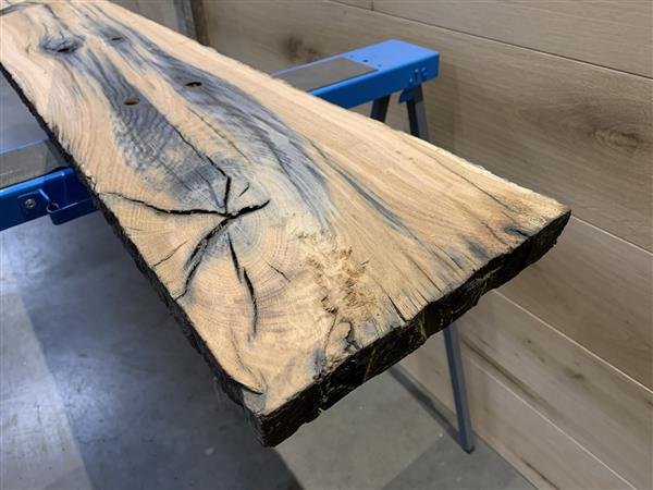 Grote foto 30x250 mm eikenhouten spoorplanken 260 cm lengte doe het zelf en verbouw hout en planken