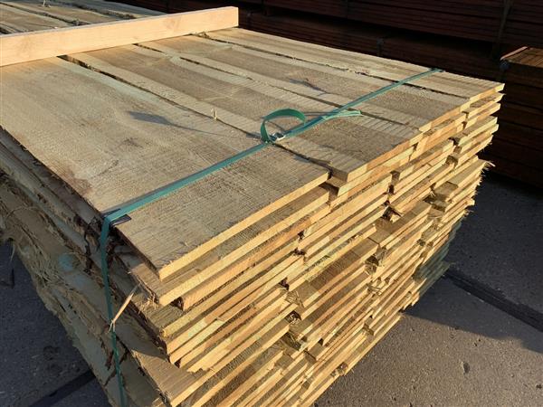 Grote foto 20 mm ge mpregneerd 250mm breed schaaldelen 400cm doe het zelf en verbouw hout en planken