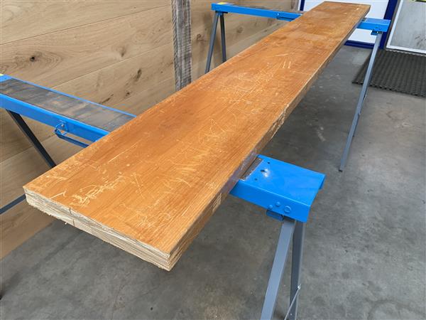 Grote foto gebruikte orgeon pine planken 35x260 mm 500 cm lengte doe het zelf en verbouw hout en planken