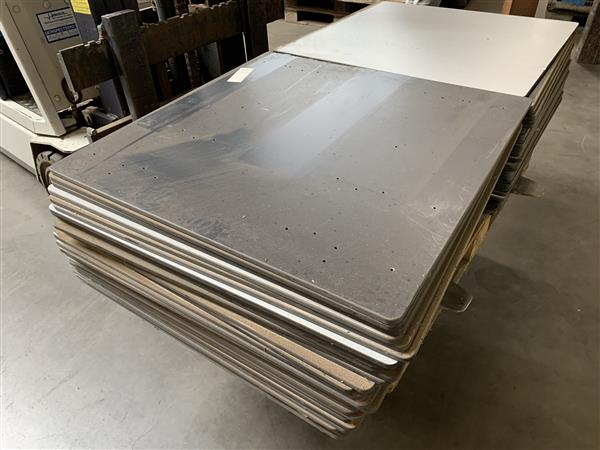 Grote foto trespa plaat 12 mm gebruikte plaat 80x80 cm doe het zelf en verbouw hout en planken