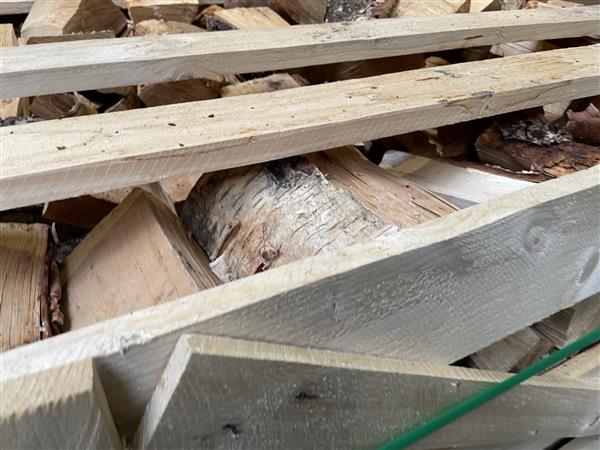 Grote foto berken brandhout 1.25 m3 in krat stukken circa 25 cm oven gedroogd doe het zelf en verbouw hout en planken